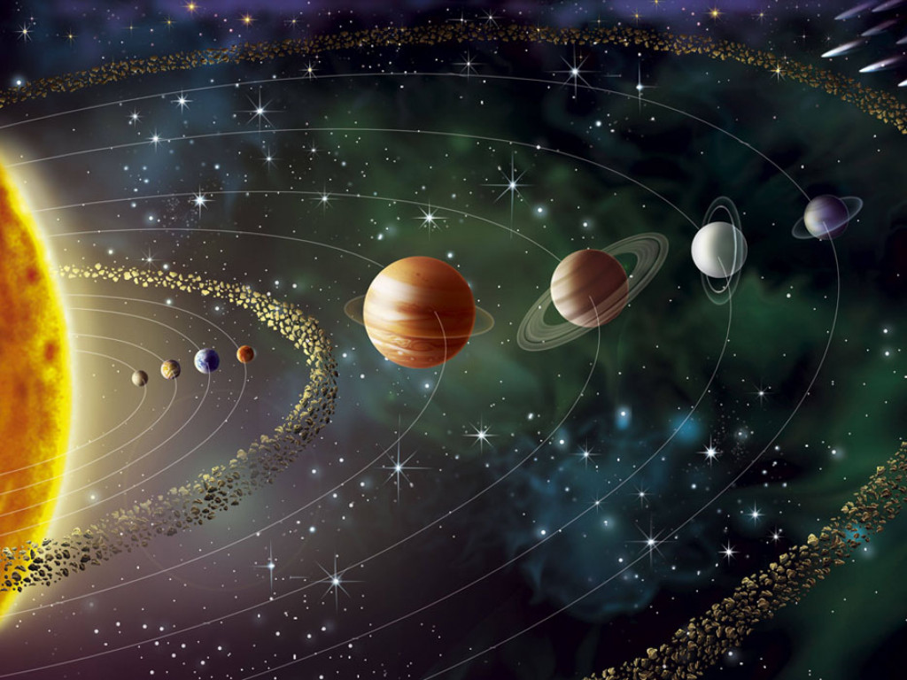 Фотообои Планеты звездные