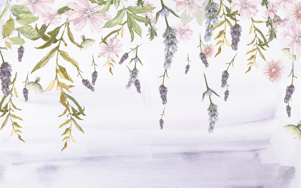 Фотообои полевые цветы