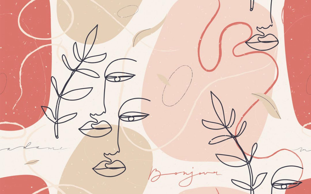 Фотообои Деревья в скавдинавском стиле