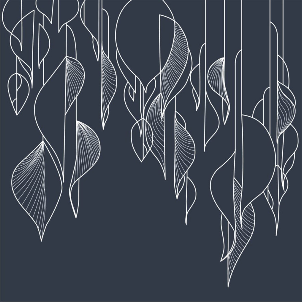 Фотообои векторные цветы