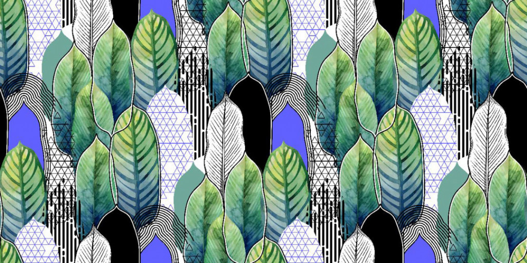 Фотообои Паттерн листьев