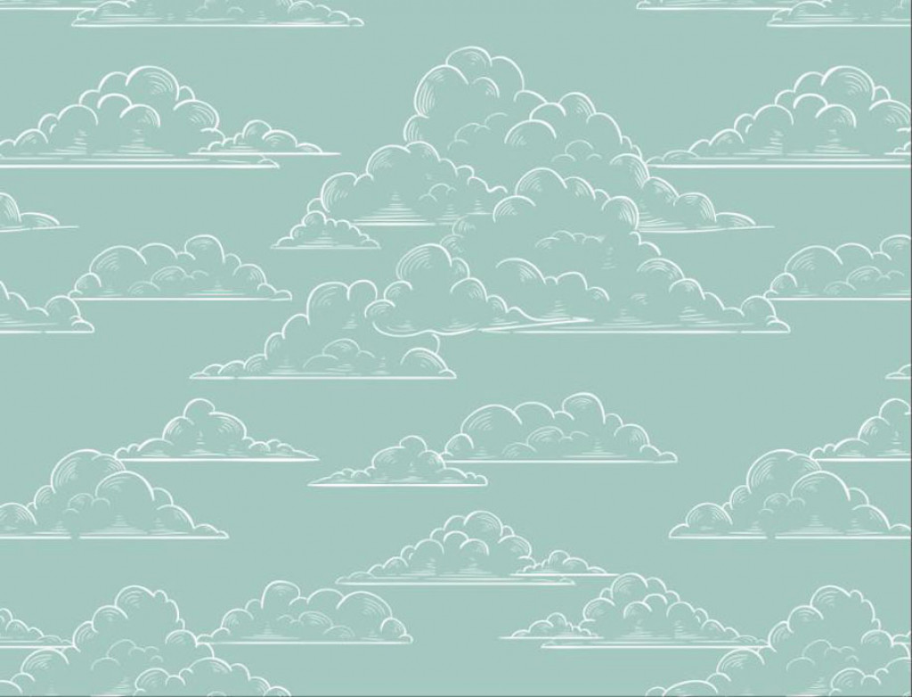 Фотообои Векторные тучи 