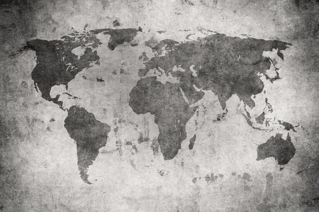 Фотообои Фон, карта мира