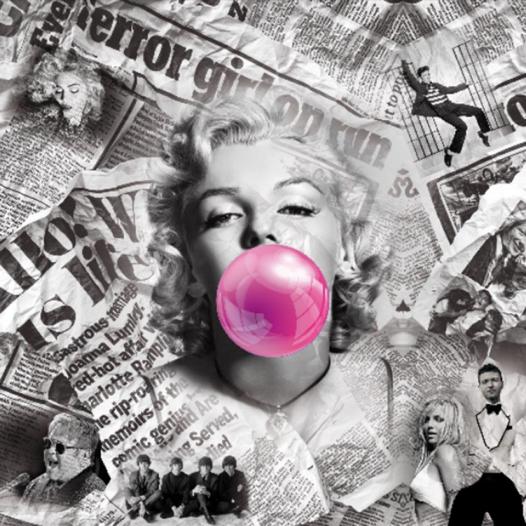 Фотообои Монро в стиле арт