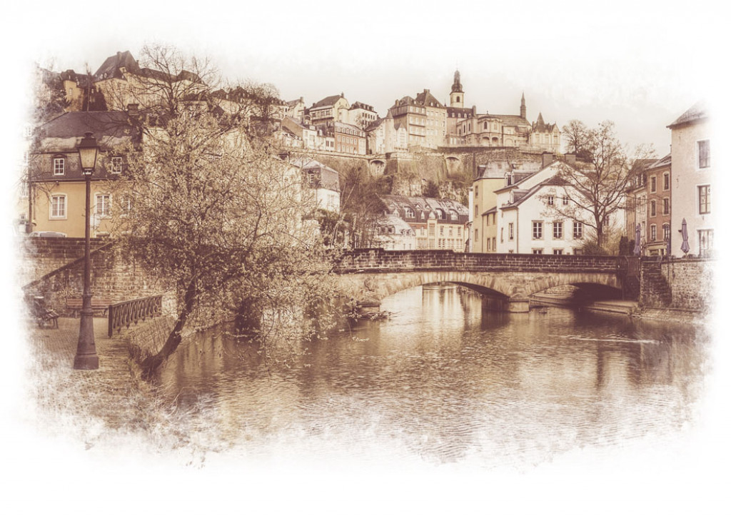 Фотообои Винтажный город