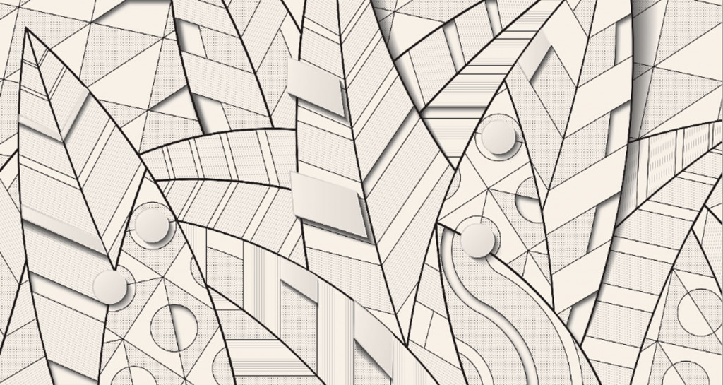 Фотообои  узоры, листья