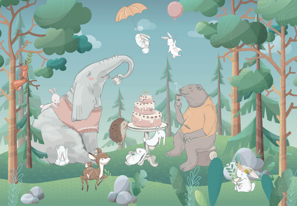 Фотообои животные для детской