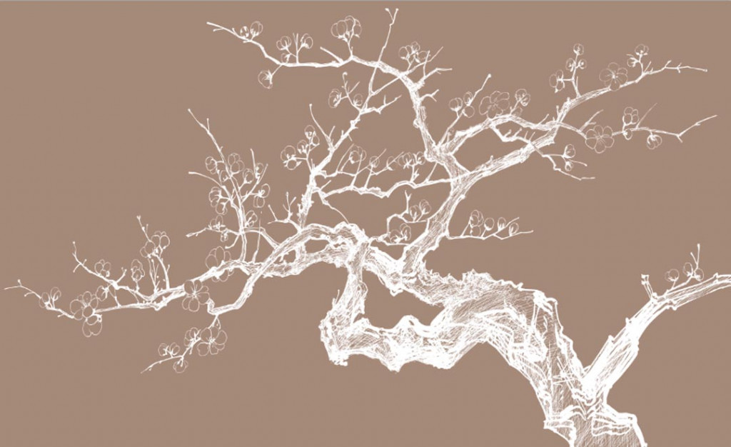 Фотообои Фреска с арт деревом