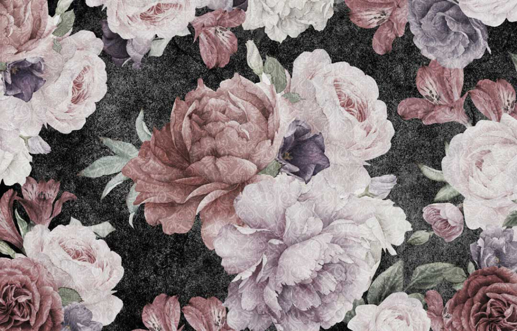 Фотообои Винтажные Пионы 