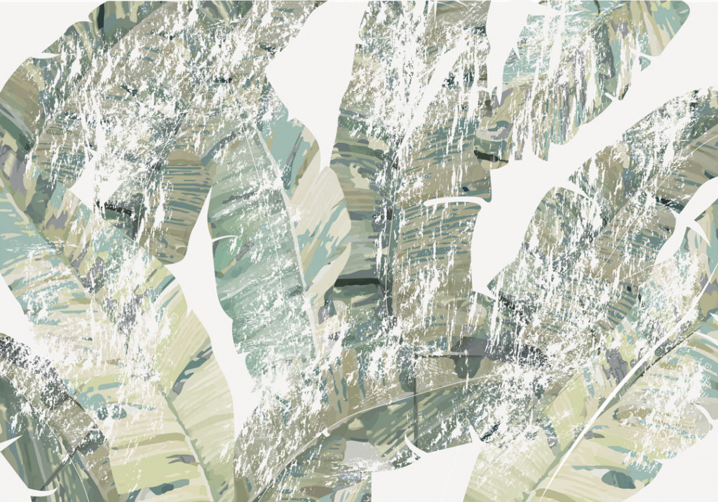 Фотообои Дизайнерские листья бананов