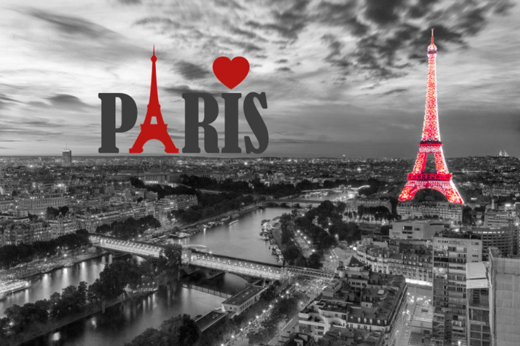 Фотообои ЧБ Париж