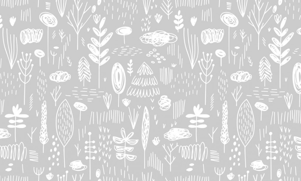 Фотообои Гербарий в скандинавском стиле