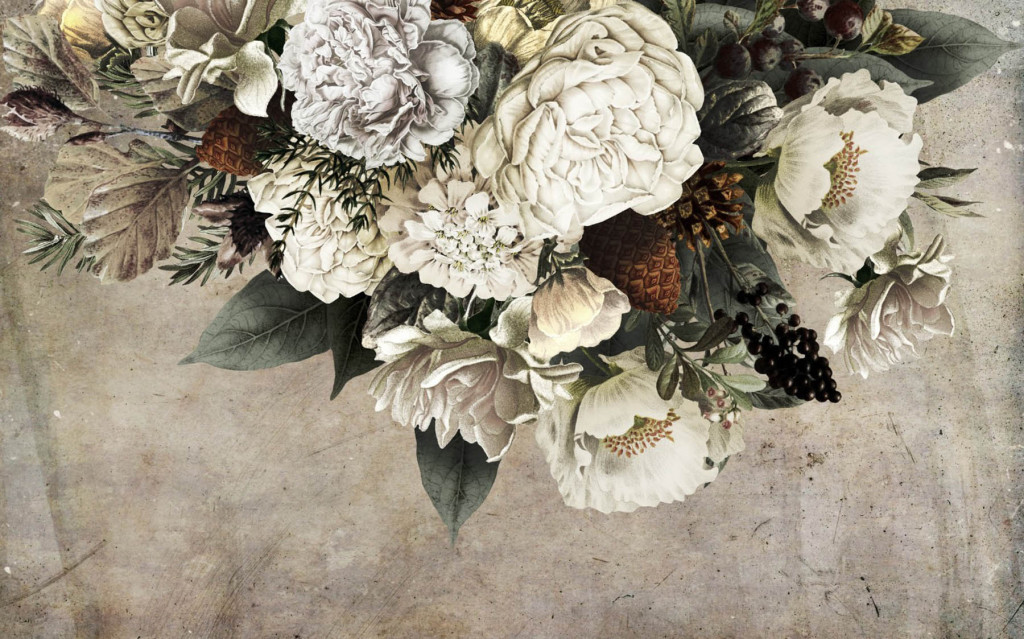 Фотообои дизайнерские цветы