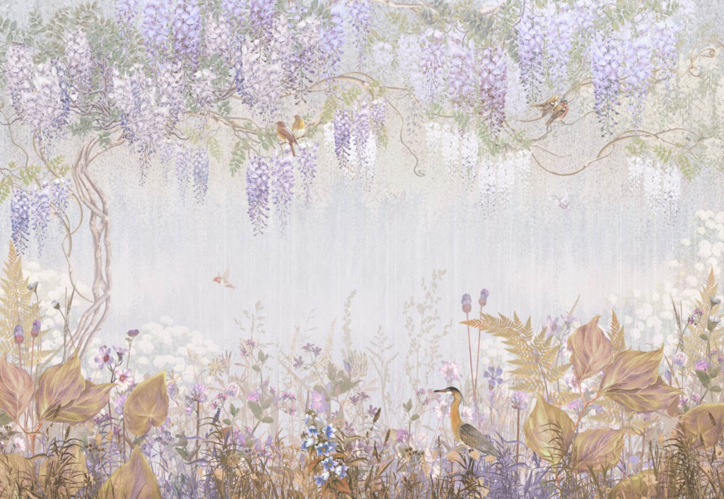 Фотообои стиль ботаника