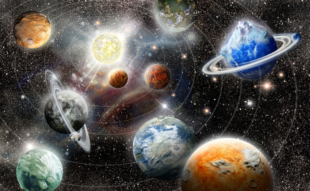 Фотообои Планеты в космосе