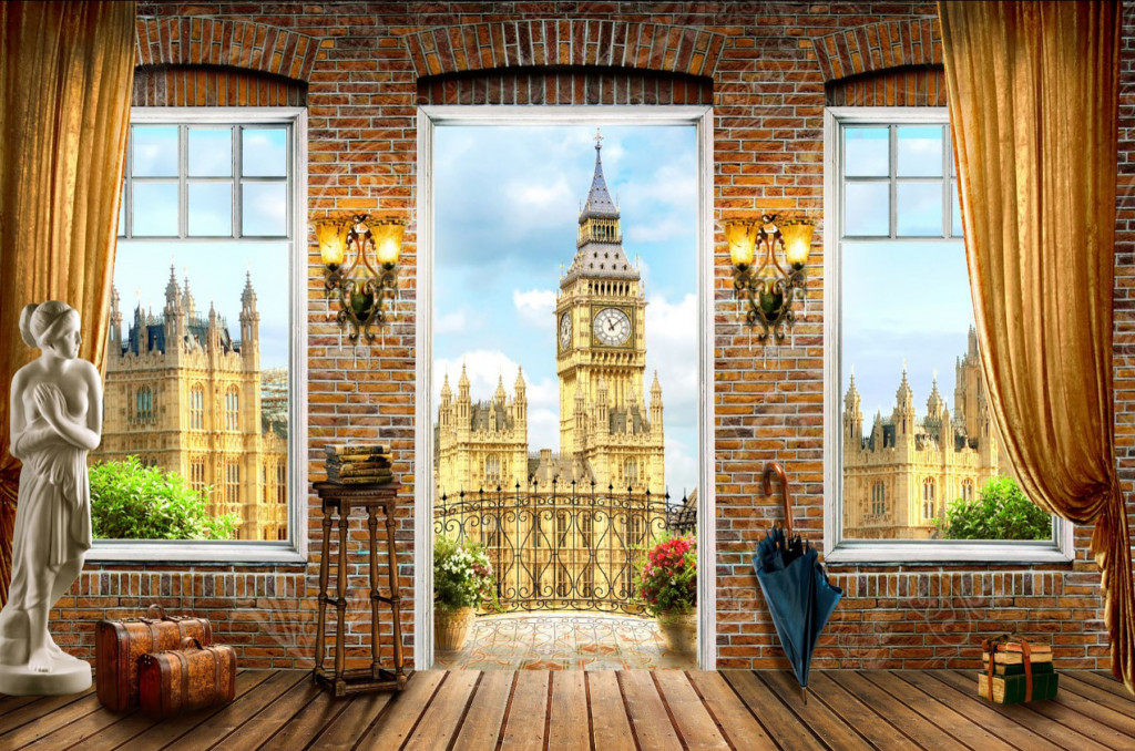 Фотообои вид с окна