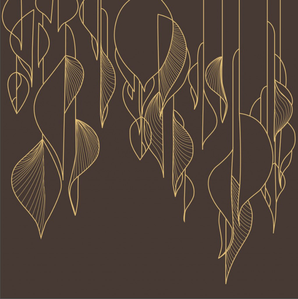 Фотообои векторные листья