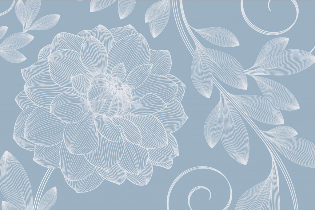 Фотообои векторный цветок