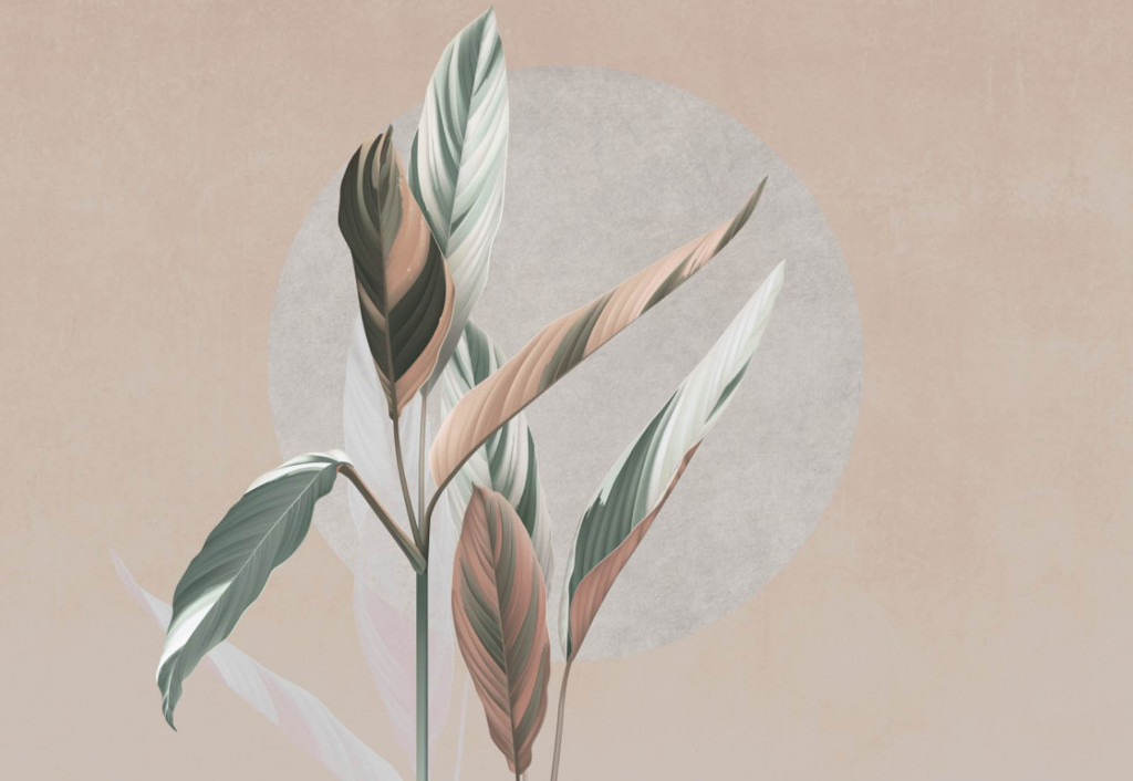 Фотообои арт листья