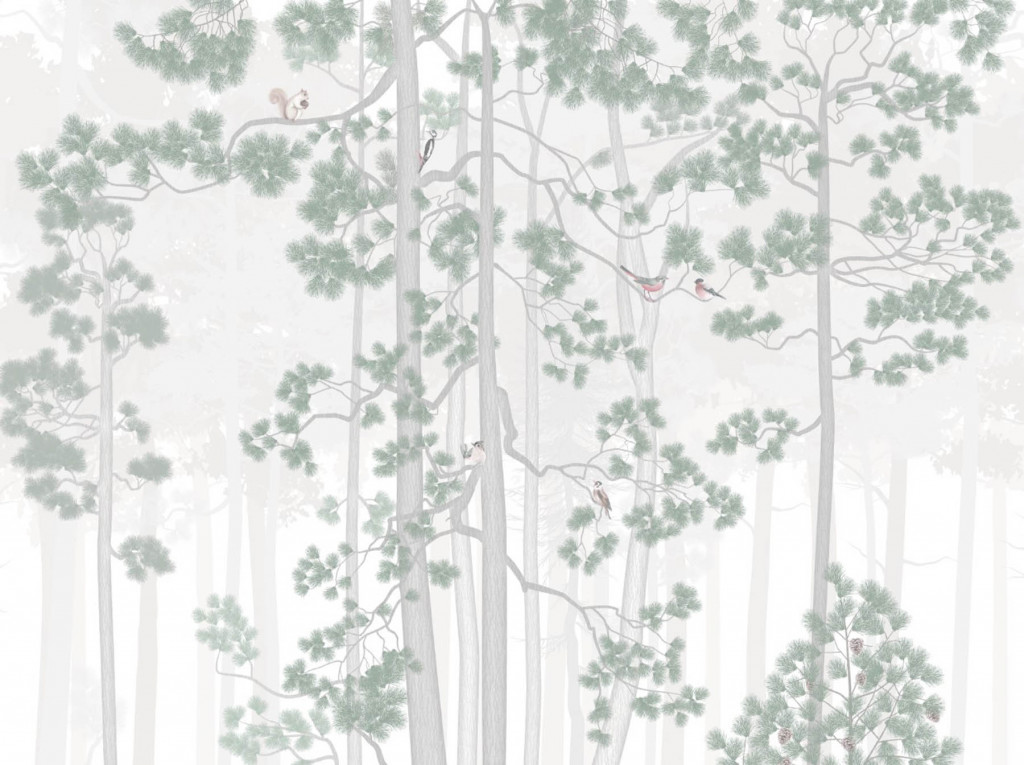 Фотообои лес