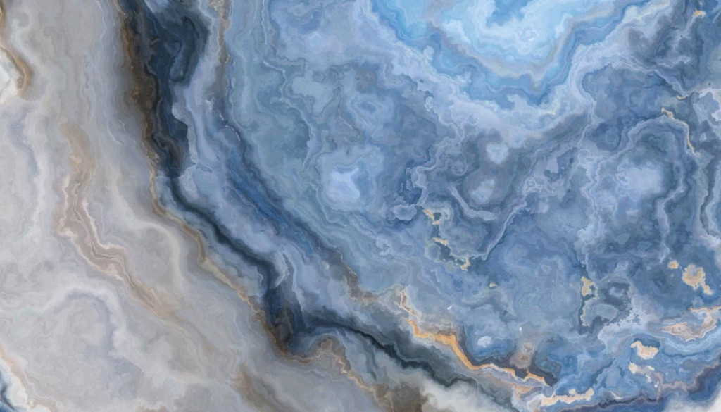 Фотообои Синий мрамор