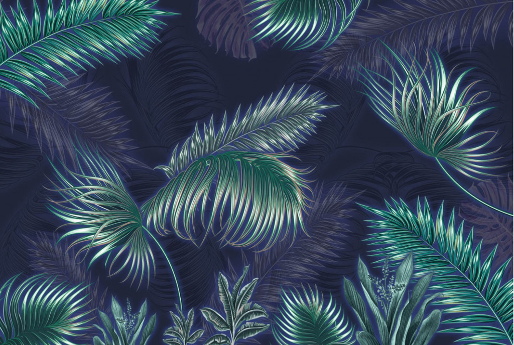 Фотообои пальмовые листья