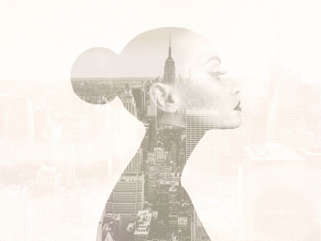 Фотообои девушка