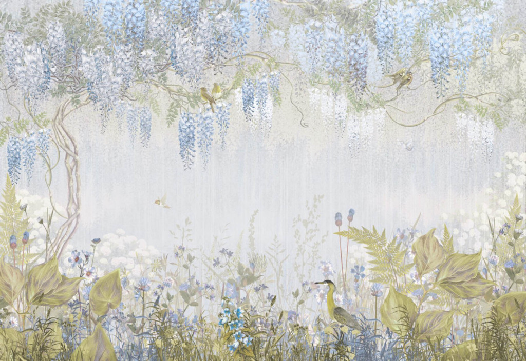 Фотообои стиль ботаника