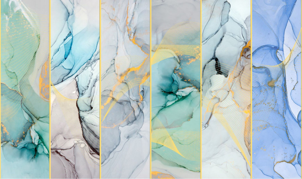 Фотообои Fluid art микс