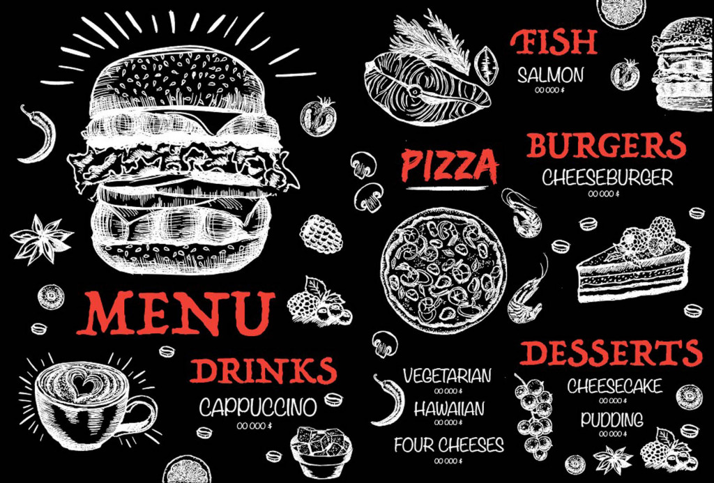 Фотообои для бургерной