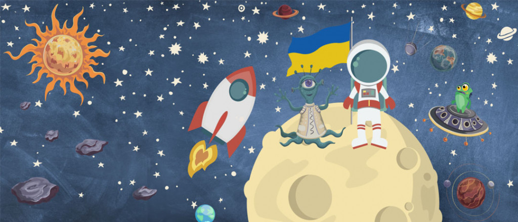 Фотообои Детский космос