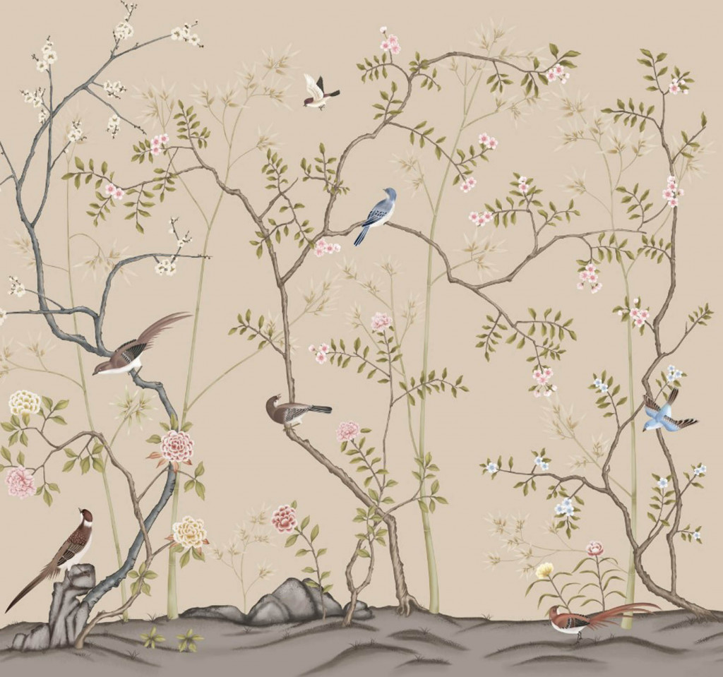 Фотообои ветви и птицы