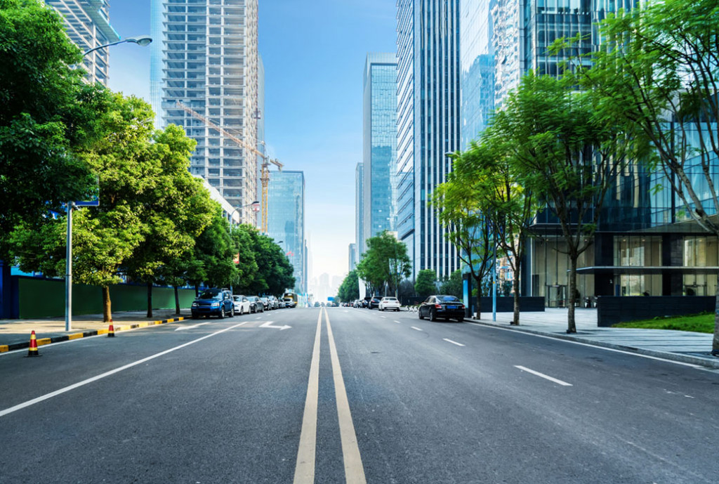 Фотообои Улица в городе