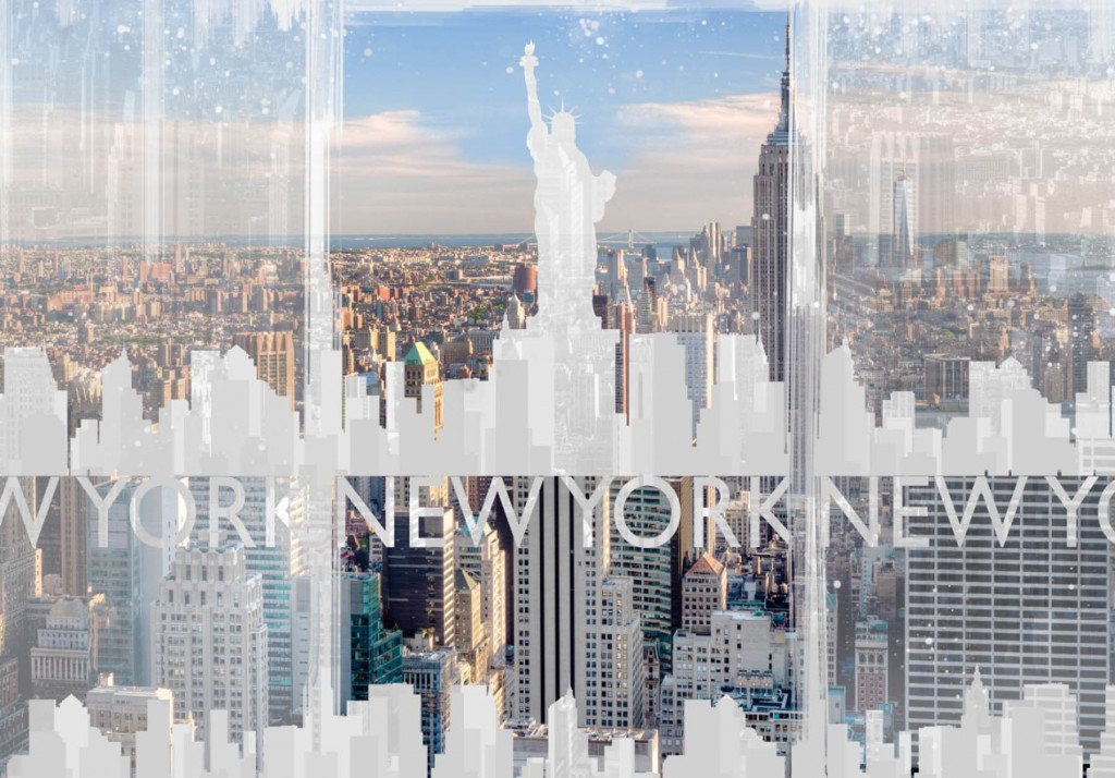 Фотообои город