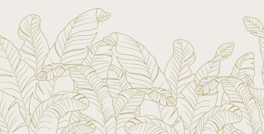 Фотообои листья