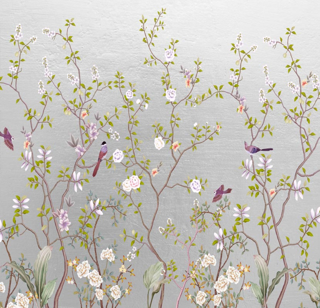 Фотообои Шанаруази на металлическом фоне