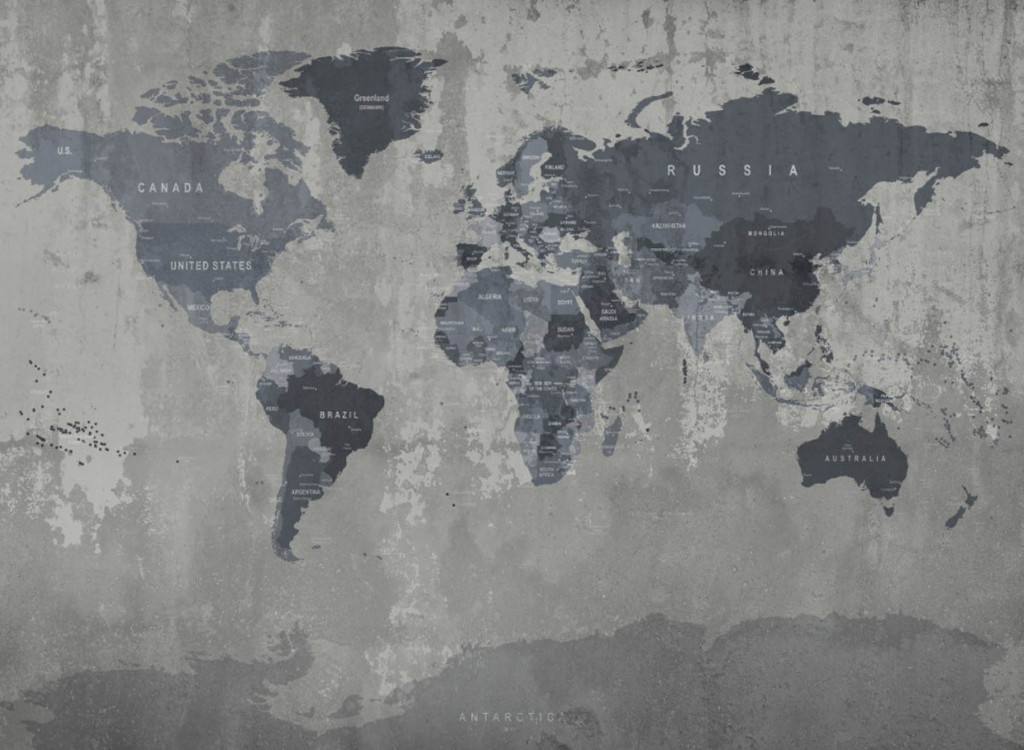 Фотообои карта мира