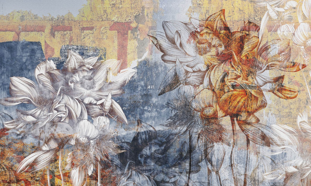 Фотообои дизайнерские цветы