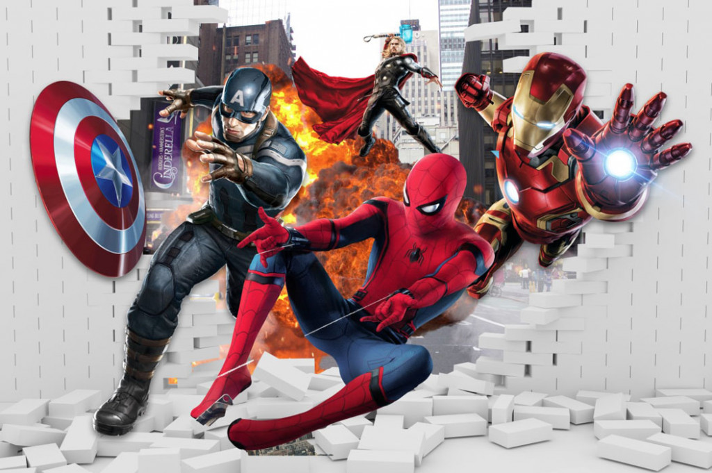 Фотообои герои марвел