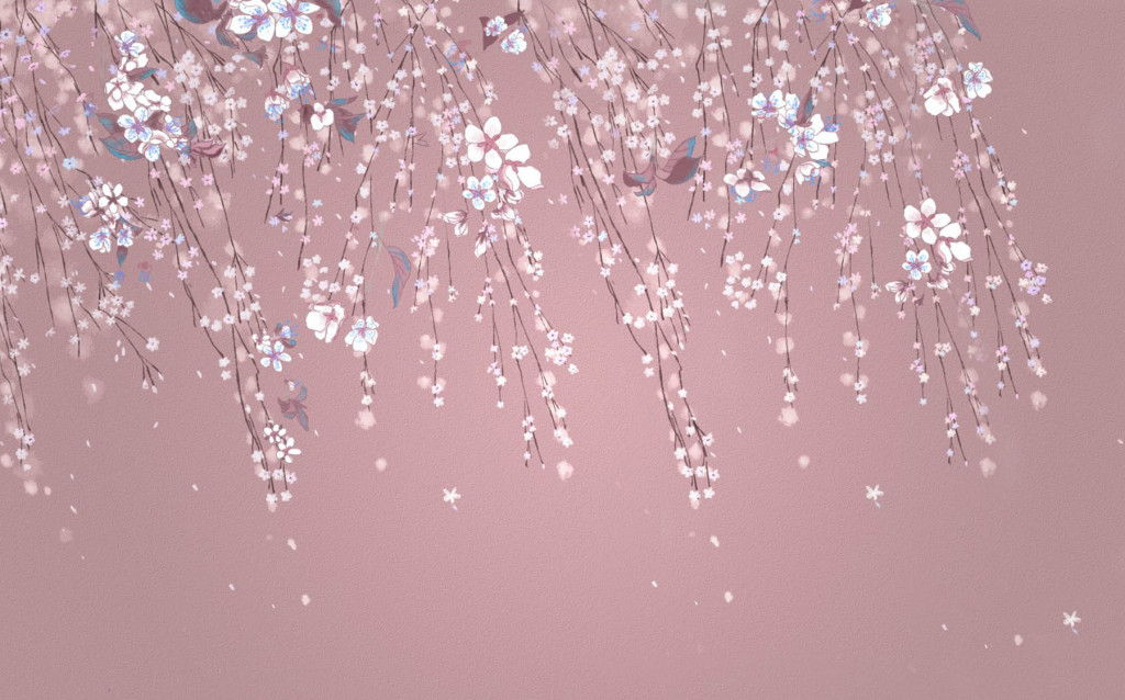 Фотообои цветущие ветви