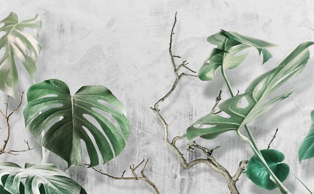 Фотообои Дизайнерские листья папоротника