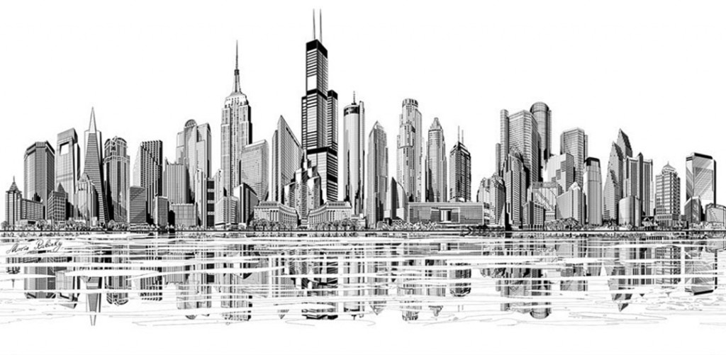 Фотообои Черты города