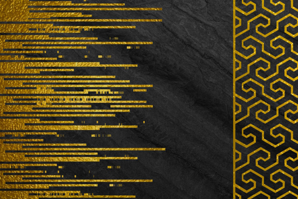 Фотообои Золотой эквалайзер