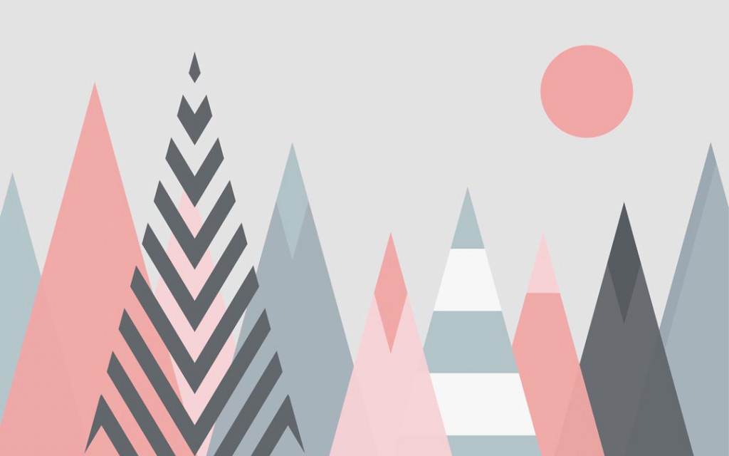 Фотообои Нарисованный лес