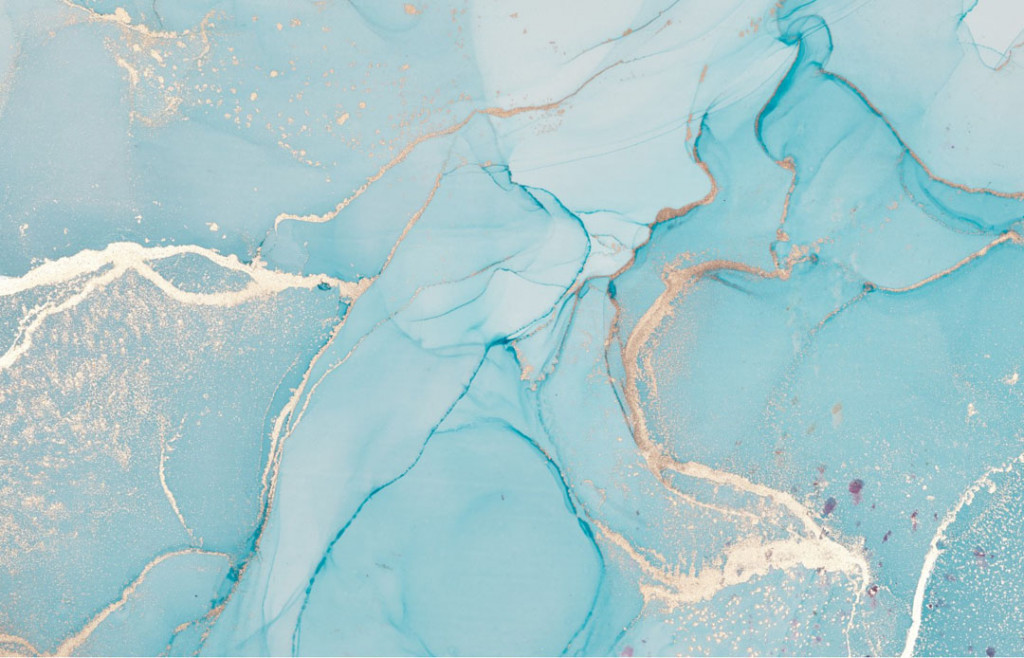 Фотообои Fluid art бирюзовый