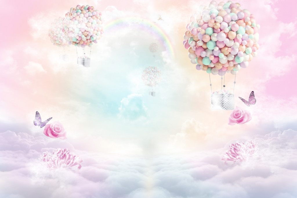 Фотообои Воздушные шарики