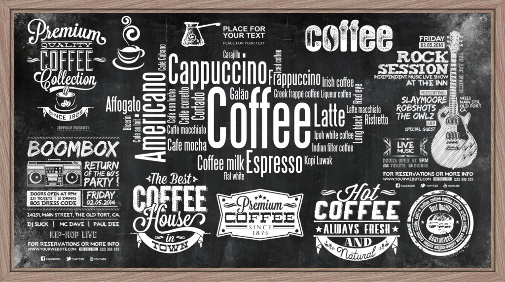 Фотообои кофе