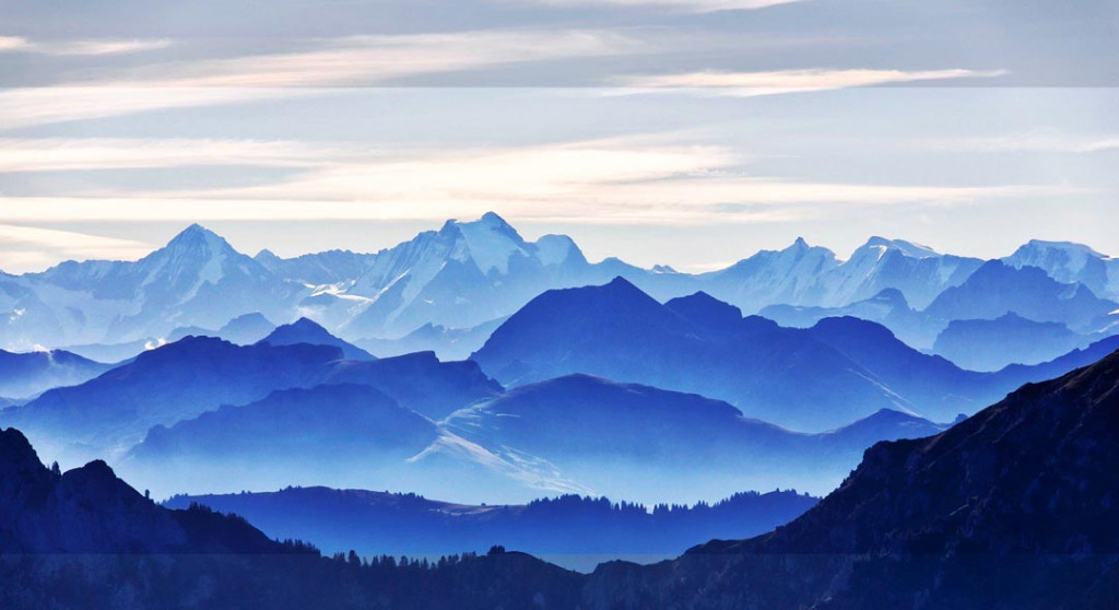 Фотообои Синие горы