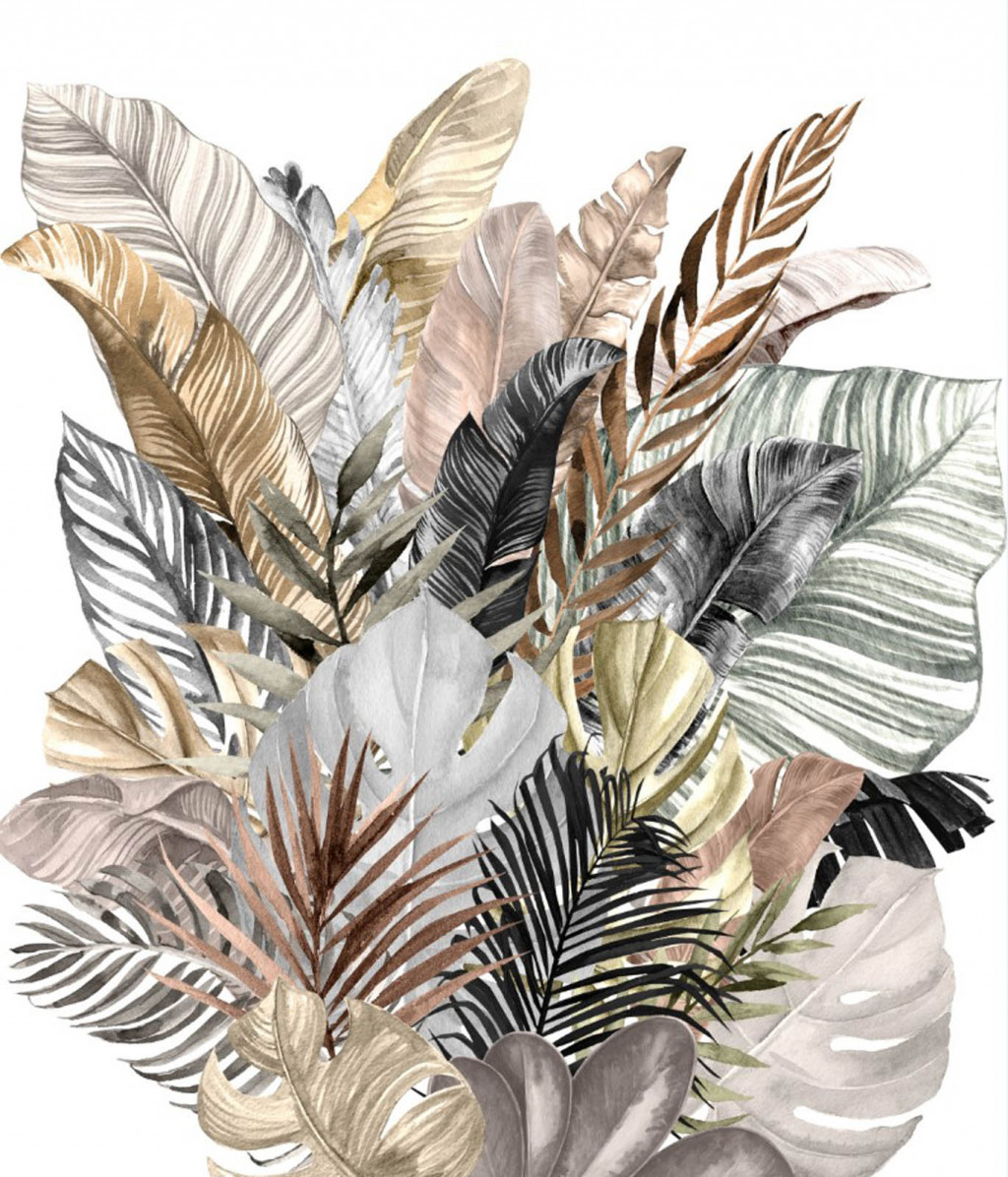 Фотообои тропические листья