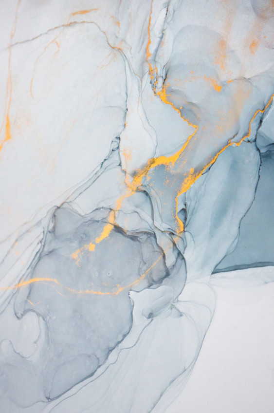 Фотообои Флюид с золотом